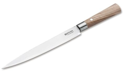 Böker Damast Olive Schinkenmesser