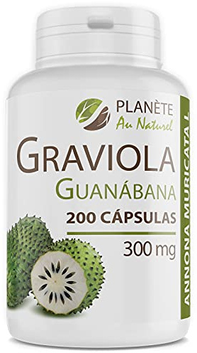 Graviola Guanábana Fruta - 300 mg - 200 capsulas