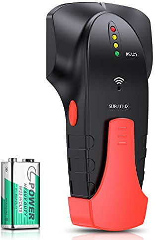 SuplutuX Detector de Pared Escáner de pared sensor de perno de borde de 3/4 de profundidad con batería