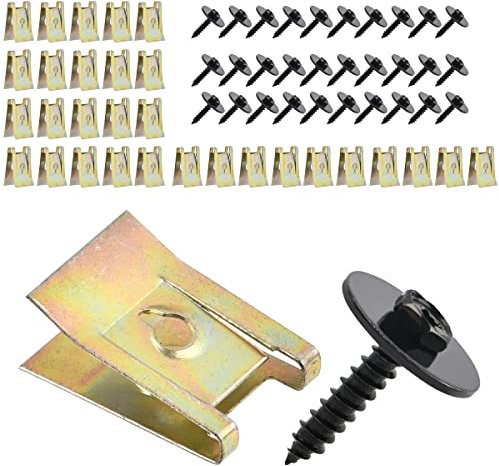 Blechmutter Blechschrauben Schraube Mutter Clip Schnappmutter Set Feder Blechmutter Karosserieschrauben Blechschrauben Blechmuttern Karosserie Blechschraube Edelstahl Kotflügel mit Kotflügel Mutter