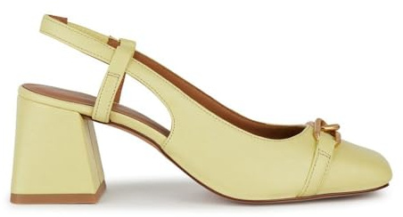 Geox Scarpe da Donna D CoronillaPump, Giallo Lt, 39.5 EU