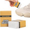 Borradores Limpieza de Zapatos,Goma de Borrar para Zapatos,Esponja Mágica Borrador,Goma Limpiador de Zapatos Blanco,Esponjas Borrador Mágico,2 Bloque de Goma para Cuero,Limpieza y Cuidado del Calzado