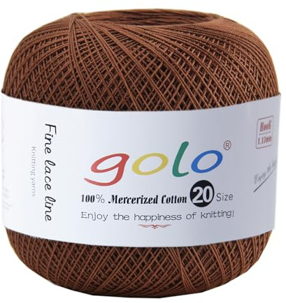 golo Crochet Thread Yarn for Hand Knitting Crochet Yarn Tatting Yarn