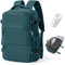 BJLFS Vakuum Rucksack Handgepäck mit Vakuumsystem Ryanair Handgepäck Reiserucksack Airbag Rucksack mit Vakuumpumpe Damen 14 zoll mit Laptopfach Carry on Luggage