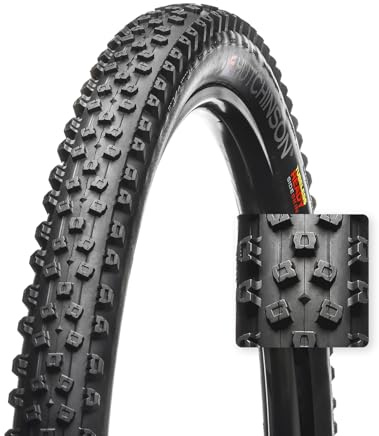 HUTCHINSON - TORO XC - Neumático MTB - Ciclismo - Ideal para terrenos mojados y embarrados - Piel lateral - Talones flexibles - Negro - Tipo de tubo 27 x 2,35 pulgadas