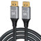 CableDeconn 10M 33FT 8K 1.4 DisplayPort Cable 8K@60Hz 4K @144Hz Alta Velocidad HDCP 3D con 32,4 Gbit/s Delgado y Flexible Cable DP a DP