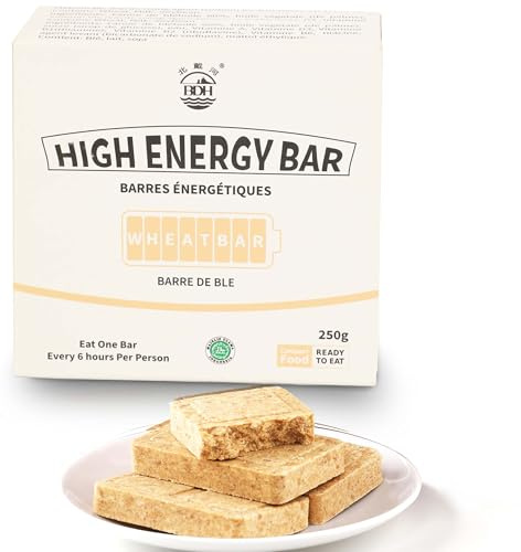 Emergency Food Ration Bars 1 Pack, Original Flavor Survival Tabs Supply for Outdoor Camping Emergency Snowstorm Earthquake Disaster Preparedness Kit with 20 years Long Self Life, 250g/bar