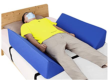 Mybow Bed Railing Foam Bolsters Bed Rails for Elderly Adults Bedrails Safety Guard Soft Bed Side Rail Pads Hospital Seniors Medical Bumper Wedges Cushions Padding Rails Bed Fall Protector