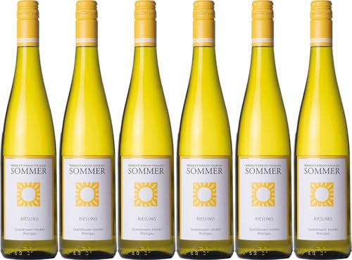 Vollrads KG Sommer Riesling Qualitätswein 2023 Trocken (6 x 0.75 l)