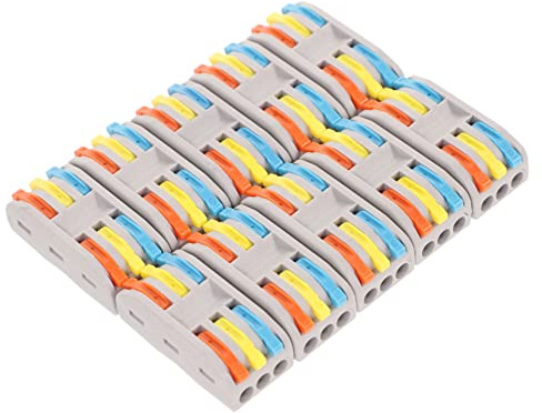JECOMPRIS 10piezas Kit De Conectores De Cables Eléctricos Bloques De Empalme Rápido Herramientas Eléctricas