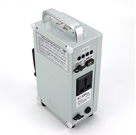 Generador de manivela, Generador de mano de pequeña potencia, traje de tesoro de carga móvil, 20w, generador eléctrico de viaje for salvar vidas salvajes, 5V, 3A, 12V, 20A para acampar en casa al aire