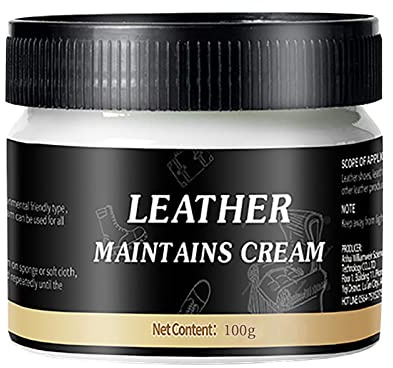 Ammorbidente per pelle, olio naturale per la cura della pelle, 100 g, ammorbidente portatile per borse in pelle, scarpe, divani, interni auto, giacche e