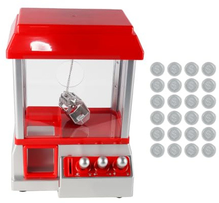 Nicear Machine à Attraper Les Bonbons, Mini-Machine d'arcade à Griffes pour Chocolat, Petites poupées, Distributeur de Bonbons avec 24 pièces