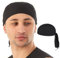 Bandana Herren,Durag Men Sonnenschutz Sommer Piraten Kopfbedeckung,Damen Fahrrad Sports Mütze Piratentuch Kopftücher für erwachsene Sport Wandern Pirat Motorrad Kopf Mit Bandanas Kopftuch(Schwarz)