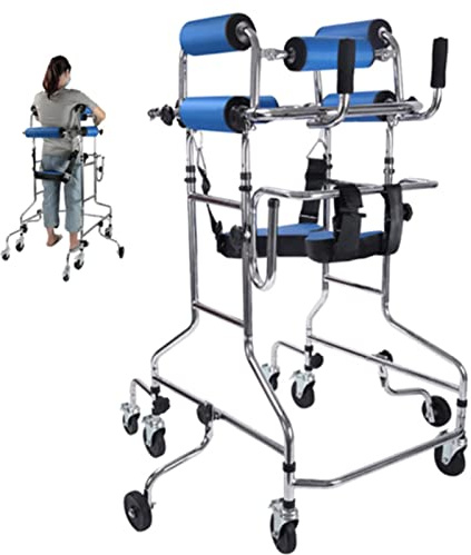 Déambulateur D'Intérieur, Chariot, Aide À La Marche, Cadre Debout, Portable, Pour Adultes Et Personnes Âgées, Hauteur Réglable, Aide À La Marche Pour Personnes Handicapées, 150-180 Cm