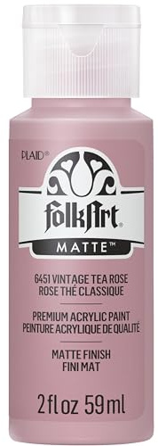FolkArt Vintage Tea Rose Acrylic Paint 60ml