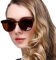 KANASTAL Sonnenbrille Damen Braun Klassisch Retro Vintage Sonnenbrillen Polarisiert mit UV400 Schutz Modische Frauen brille