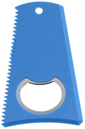 SM SunniMix Removedor de Peine Y Raspador de Cera para Surf de Tabla de Surf de 8 X 5,2 Cm - Versatilidad de 3 Lados - Azul