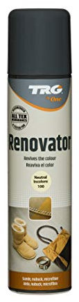 TRG The One - Spray Renovador para calzado de Ante, Nubuck y Microfibra | #106 Marrón Oscuro, 250ml