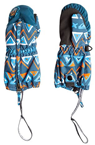 Quiksilver Indie - Funktionelle Snowboard-/Skifäustlinge für Jungen 2-7 Blau