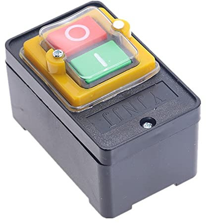 INFRI On-Off I/O Start Stop Waterproof Push Button Pushbutton Switch 10A 380VAC