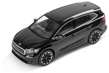 Skoda 5LA099300F9R modellbil ENYAQ iV miniatyr, skala 1:43, svart