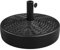 Yaheetech Wassergefüllter Sonnenschirmfuß 22 L Sonnenschirmfuß aus HDPE Rattanimitat Sonnenschirmsockel Outdoor für Sonnenschirmstock Ø 3,8 cm/4,8 cm Garten Terrasse Pool Schwarz