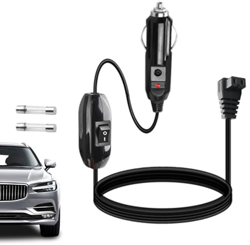 Mini -Kühlschrankkabel - 12V 24 V Ersatzkabel, 2 -Pin -Tragbares Kabel für Autowagen | Universelles Zubehör für Reisekühlschrank, Stromversorgungskabel für Kühlbox AU