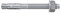 Unbekannt 543401 Fischer FBZ Bolzenanker Ankerbolzen mit ETA-Bewertung Stahl verzinkt ø10mm Länge 95mm, Grau, 10