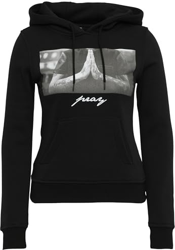 Mister Tee Sudadera con Capucha para Mujer, Negro, S