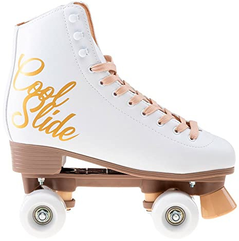 Rolki CoolSlide złote białe r. 36