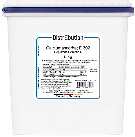 Vitamin C Pulver 5kg Calciumascorbat E 302 gepuffert