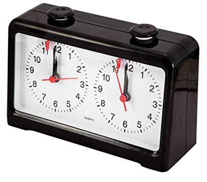 Lckiioy Schachuhr Schachuhr Spieluhr Analog Uhr Schachuhr