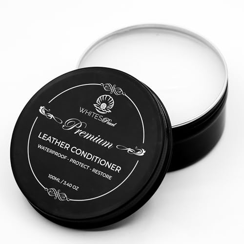 Premium Leather Conditioner for Leather Products – Leather Cleaner and Conditioner for Shoes,Bags,car Interior, Sofa,Purses,Boots,Belts, 3.40oz, Leather Balm