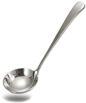 Anicy Louche à soupe en acier inoxydable - 20 cm - Argent