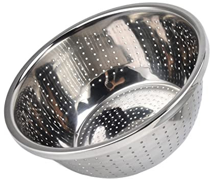 Leopacat Egouttoir Pates, Tamis De Cuisine En Acier Inoxydable Passoire Ronde Ustensile Perforée Pour Laver Les Fruits Légumes Salades Spaghetti Aliments Nouilles Lave Vaisselle