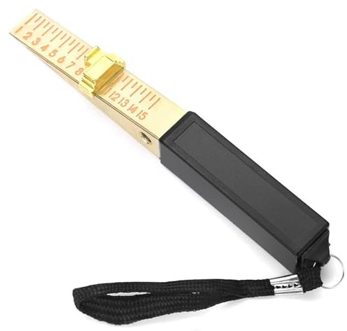 Door Gap Measuring Tool, 1-15mm Fire Door Gap Gauge Checker, Feeler Gauges for Engineering Inspection and House Flatness Measurement, Durable and Precise Ruler