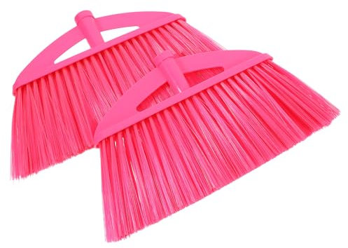 Baluue 2piezas Broom Replacements Reemplazo De Cabezas De Escoba Angulares De Plástico para Barrer Suelos Garajes Patios y