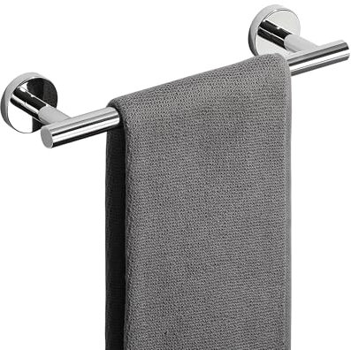 SAYAYO Portasciugamani Bagno Cromo Lucido Porta Asciugamano 30CM Porta Asciugamani Bidet Porta Salviette da Parete, SUS304 Acciaio inossidabile