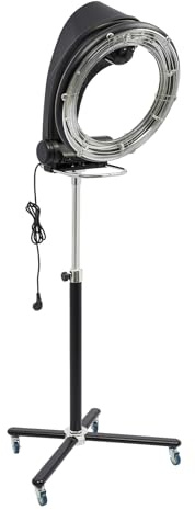 Caschi asciugacapelli per capelli, 950W Asciugacapelli Professionale con 4 ruote, 6 modalità, altezza regolabile 134-173 cm, 0-60 min casco asciugacapelli per parrucchieri e saloni di bellezza