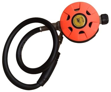 RCGOFOLLOW Regulador de Segunda Etapa para Buceo con escafandra autónoma Regulador de Segunda Etapa Respiratorio Manguera respiración Equipo Esencial para Deportes acuáticos esnórquel Respiratorio