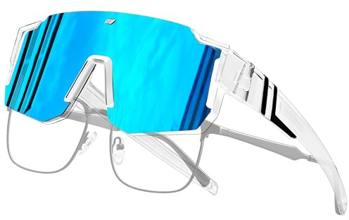 Joopin Stora Överglas för Sportglasögon Polariserade UV400-skydd Dam Herr | Sport Översolglasögon Körning Löpande Fiske Cykling Daglig Användning Män Fit Over Solglasögon
