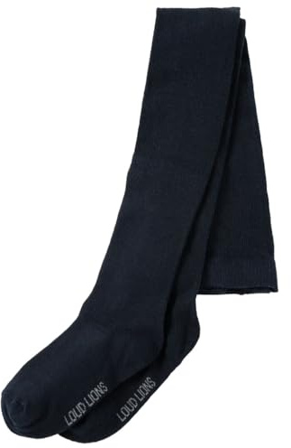LoogCape Children's Tights Black Size for Boys and Girls, Breathable Cotton/Polyester/Elastane Combination, Non-Slip, Durable Everyday Companion for School, Sports and Leisure