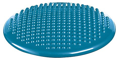 Gaiam Kids Wobble Cushion Wiggle Seat Balance Disk for Flexible Seating - Classroom Kids Student Desk Exercise Chair for Sensory & Stability - Blue