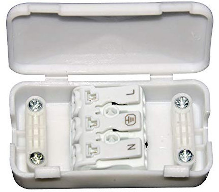 Electrical Junction Box 2A-24A/240V 3 Pole Terminal Block Inline Wire Choc Box