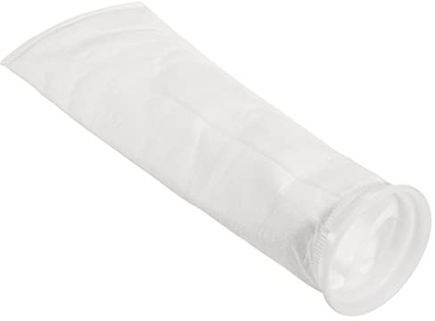 PATIKIL 4 Inch Ring Filter Socks 75 Micron, Mesh Bags Pool Skimmer Basket, White