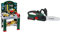 Theo Klein 8513 Bosch Work-Station, mit Auto und schutzzubehör (Mail-Order) & 8399 Bosch Kettensäge | Originalgetreue, kindgerechte Nachbildung | Batteriebetriebene Säge mit Licht- und Soundeffekten