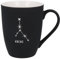 Spruchreif | Soft-Touch Tasse Schwarz Krebs – Beidseitig gravierte Tasse mit Sternzeichen-Motiv | Persönliches Geschenk für Krebs-Geborene