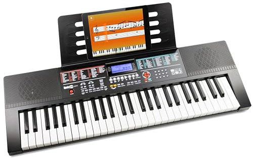 RockJam 54 Key Keyboard Piano with LCD