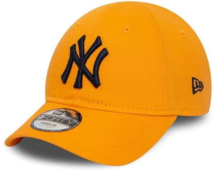 New Era Kinderkappe MLB New York Yankees Baseball Cap Hut 9Forty Klettverschluss Teamlogo NY Kleinkind gelb - Toddler